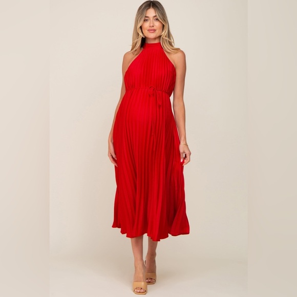 Pinkblush pleated midi nwot - Picture 1 of 5